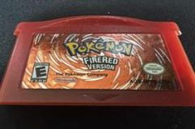 Pokemon Fire Red on GBA
